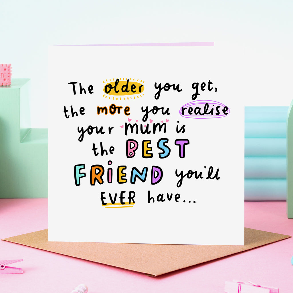 Mum Best Friend Birthday Card