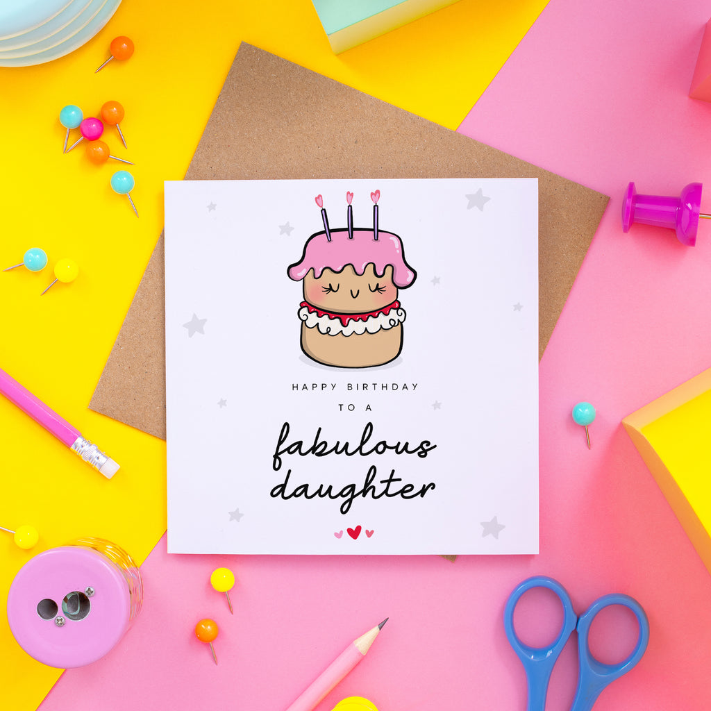 Fabulous Daughter Birthday Card