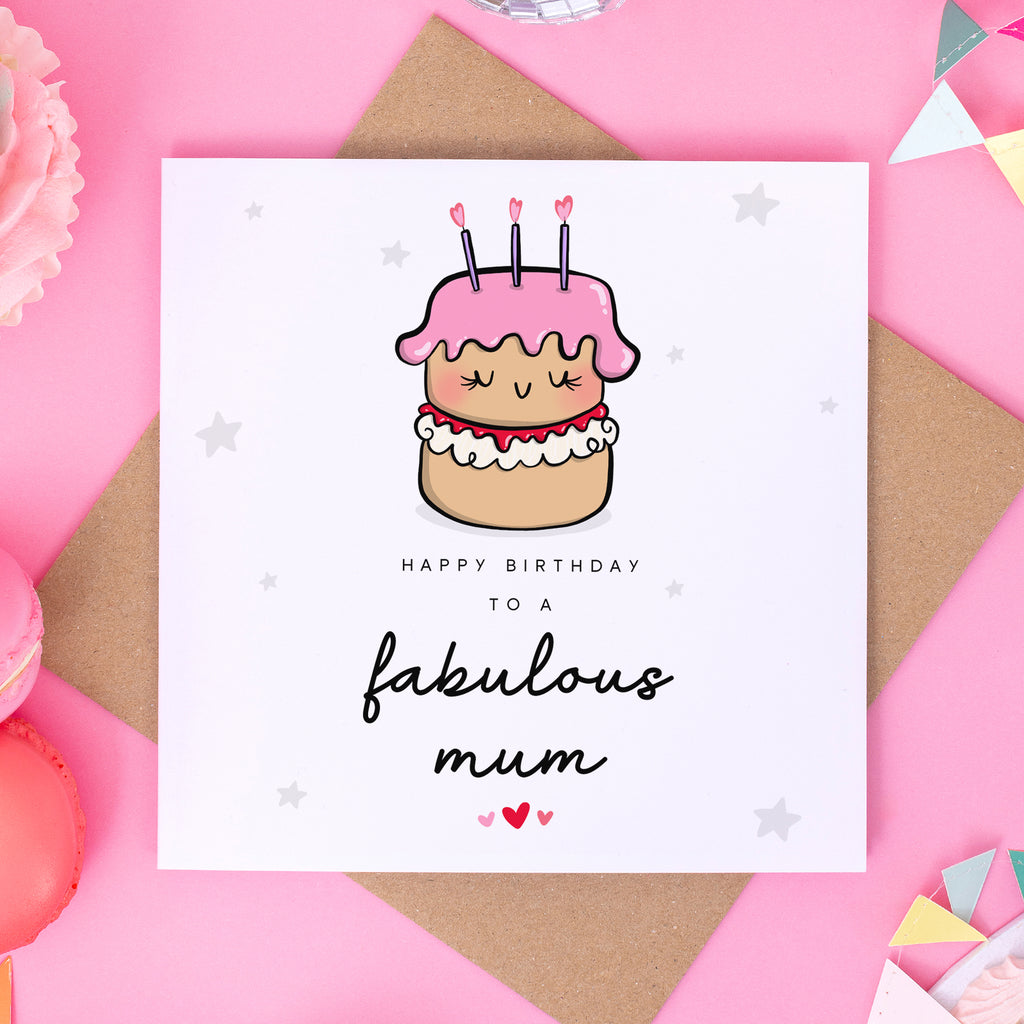 Fabulous Mum Birthday Card
