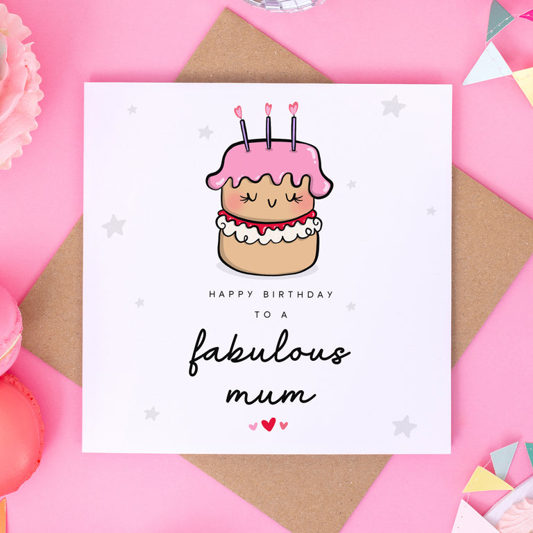 Fabulous Mum Birthday Card