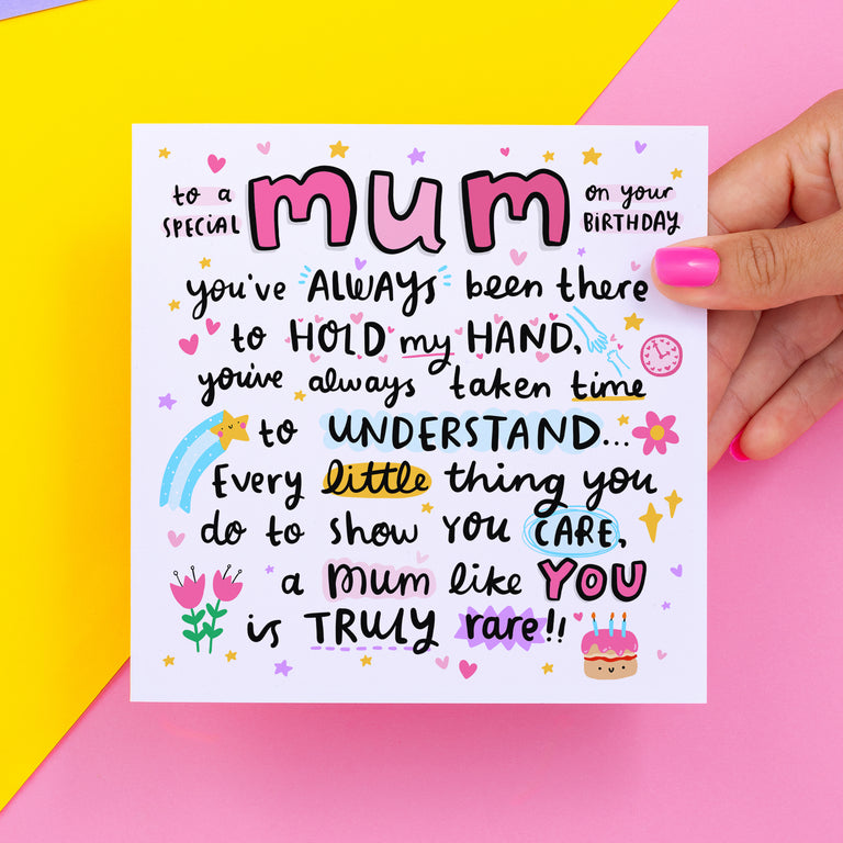To A Special Mum Birthday Card