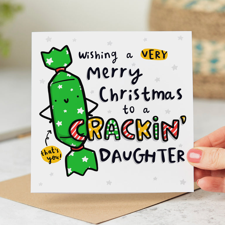 Crackin' Daughter Christmas Card