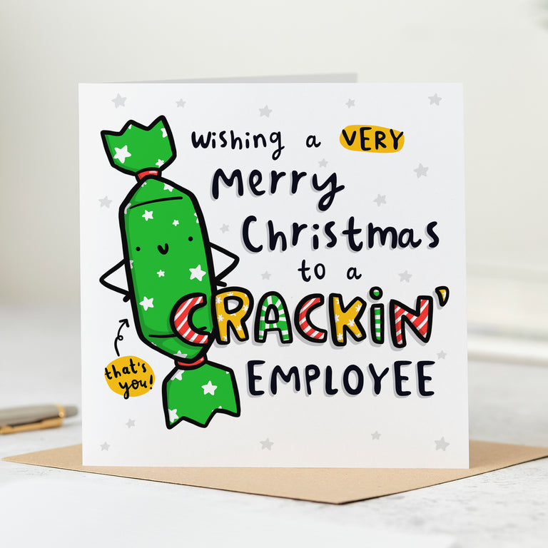Crackin' Employee Christmas Card