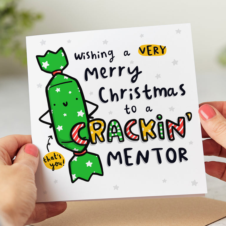 Crackin' Mentor Christmas Card