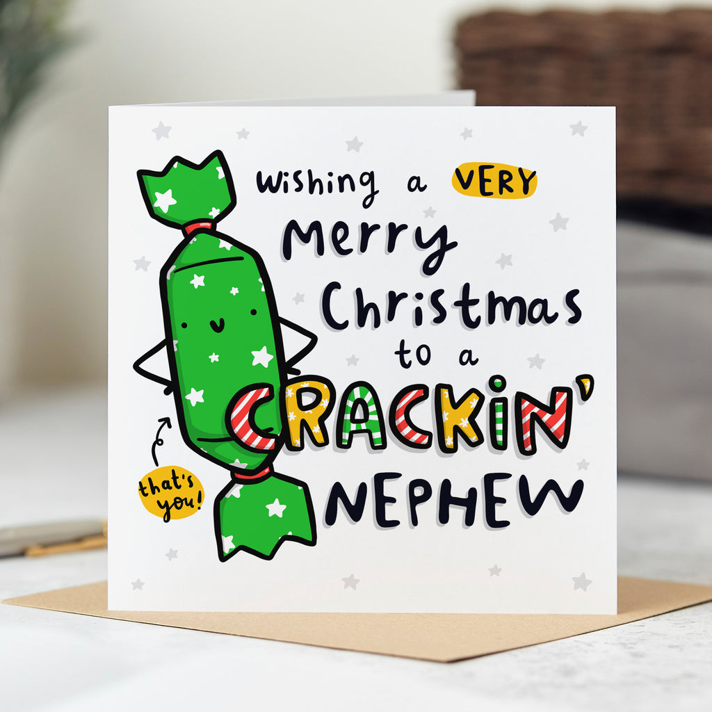 Crackin' Nephew Christmas Card