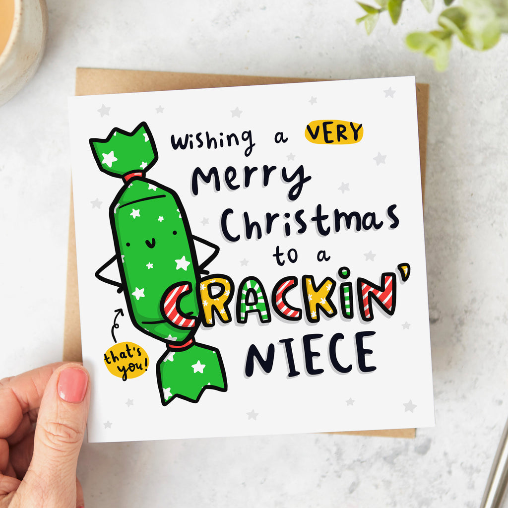 Crackin' Niece Christmas Card