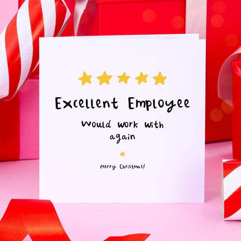 Excellent Employee Christmas Card
