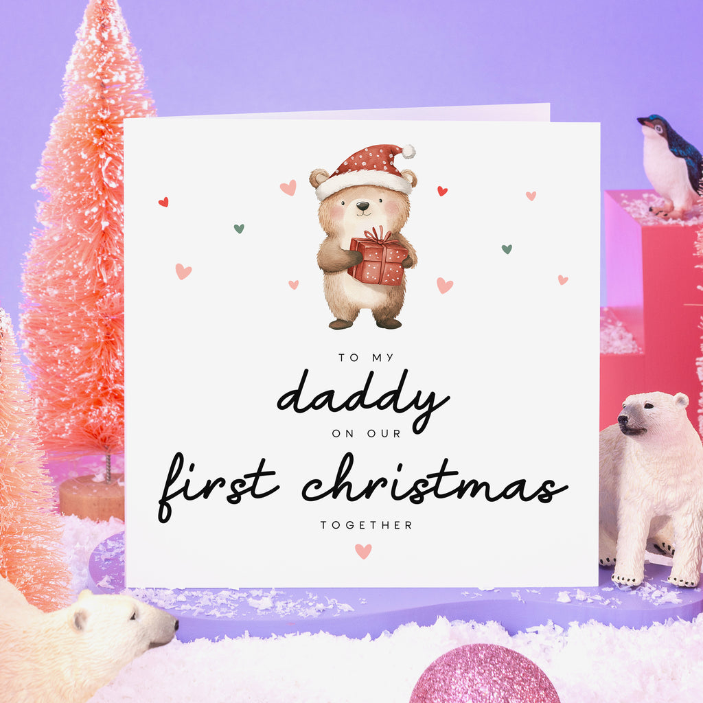 First Christmas Together - Daddy Christmas Card