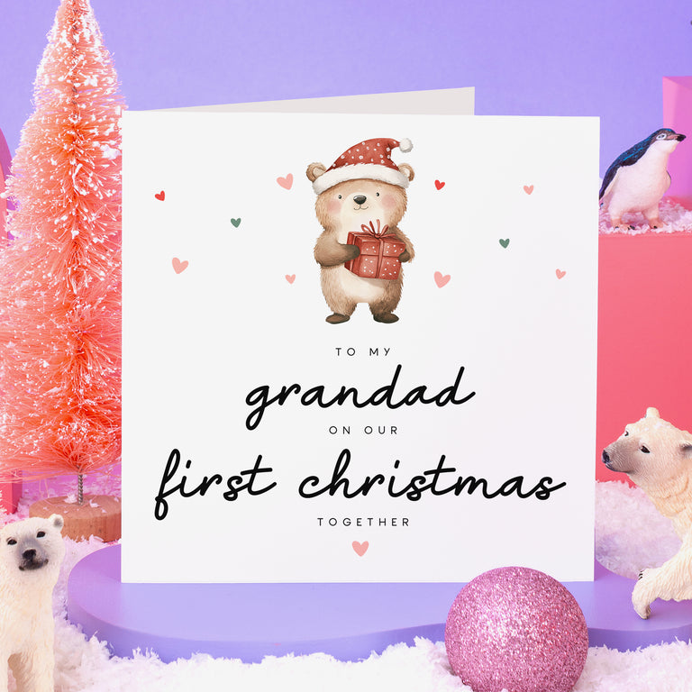 First Christmas Together - Grandad Christmas Card