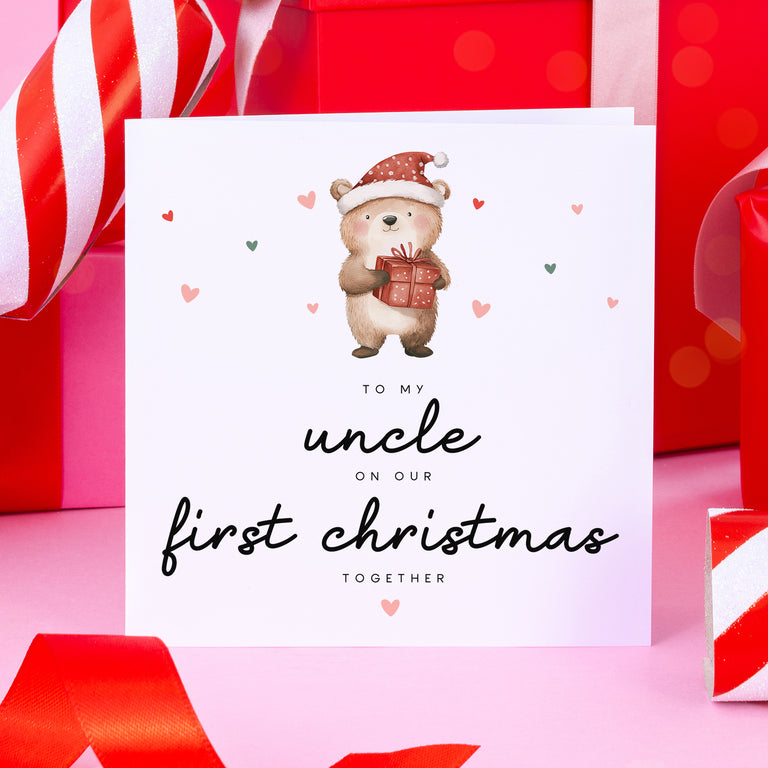First Christmas Together - Uncle Christmas Card