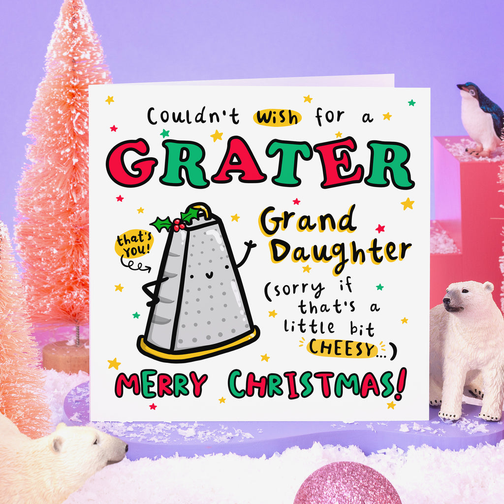 Grater Granddaughter Christmas Card