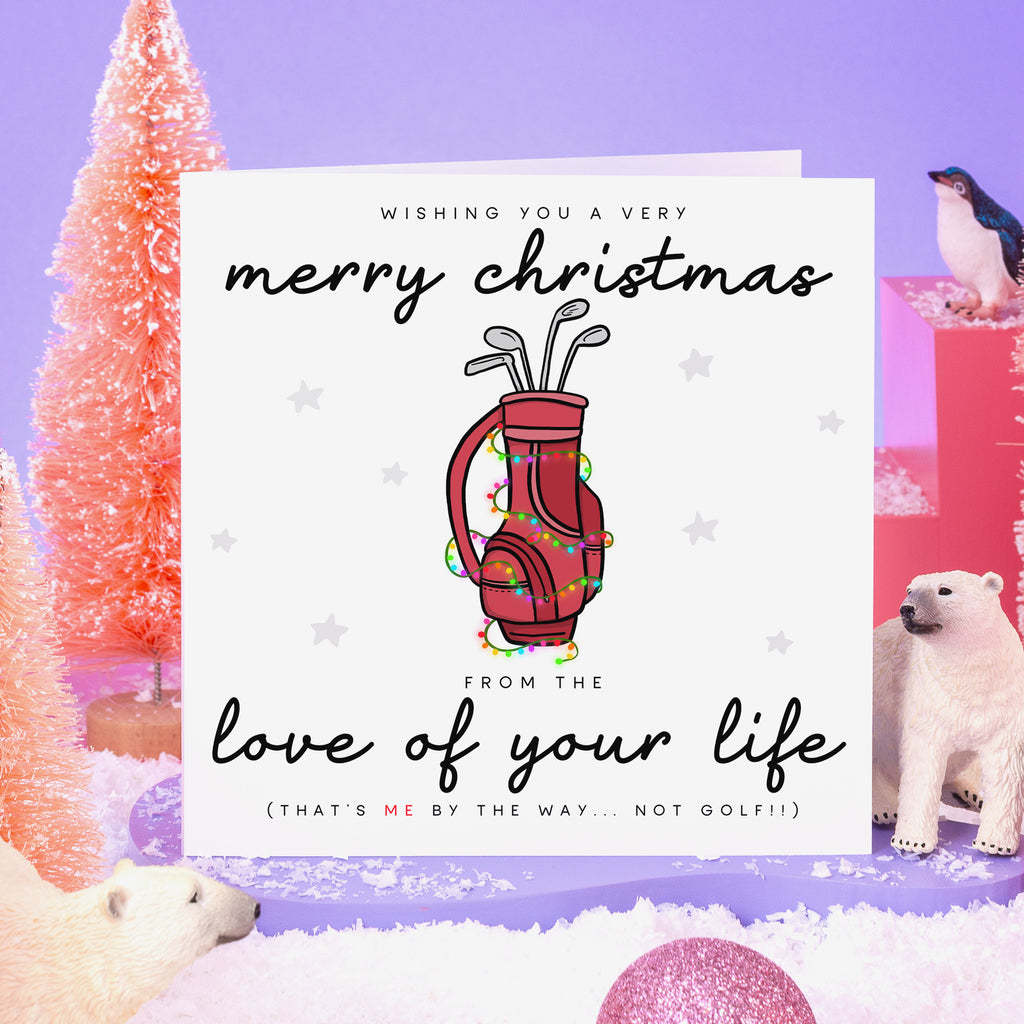 From The Love Of Your Life - Golf - Christmas Card