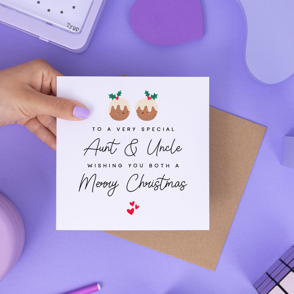 Very Special Aunt & Uncle Christmas Card
