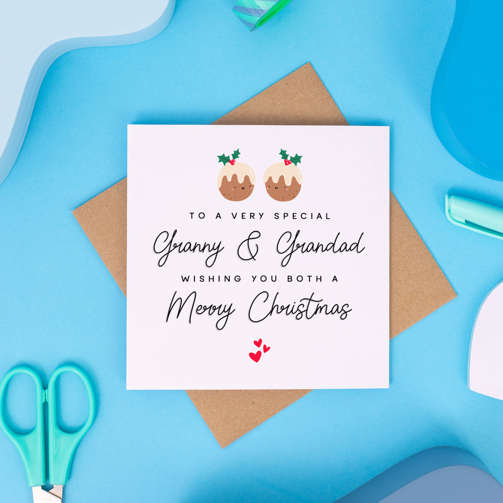 Very Special Granny & Grandad Christmas Card