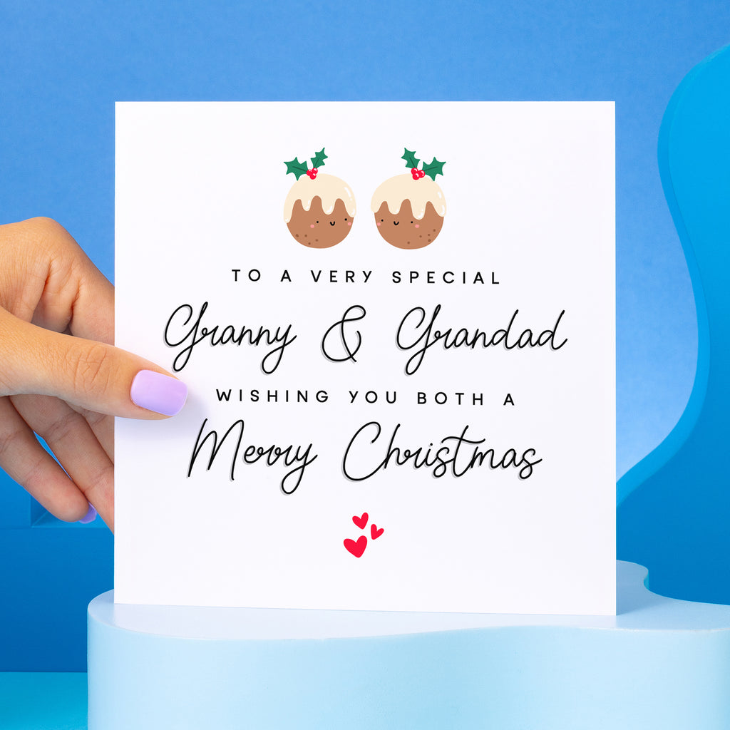 Very Special Granny & Grandad Christmas Card