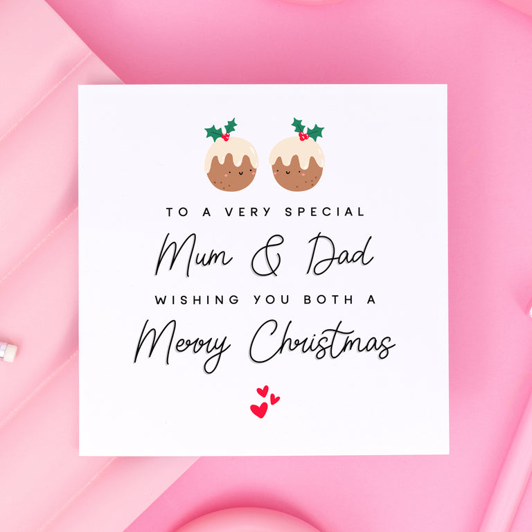 Very Special Mum & Dad Christmas Card