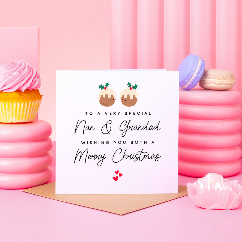 Very Special Nan & Grandad Christmas Card