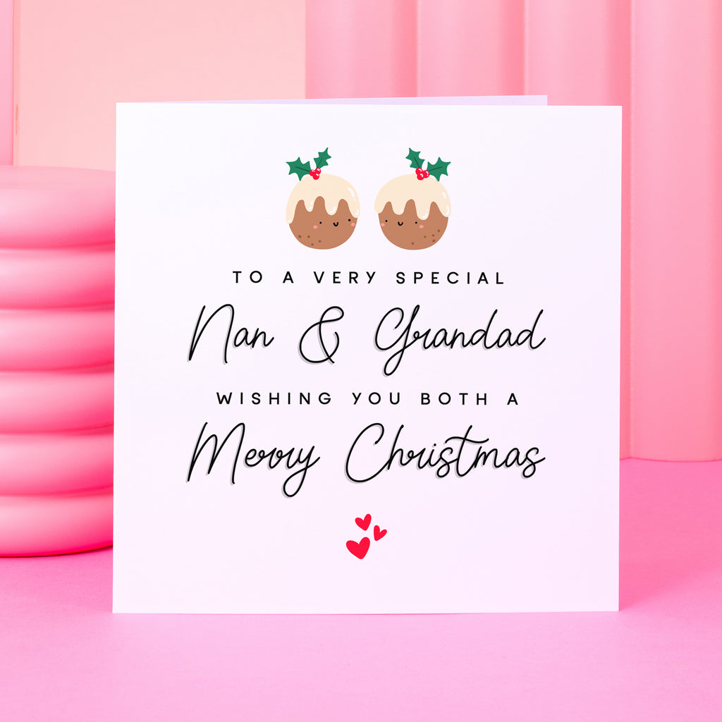 Very Special Nan & Grandad Christmas Card