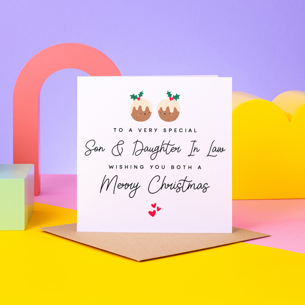 Very Special Son & Daughter In Law Christmas Card