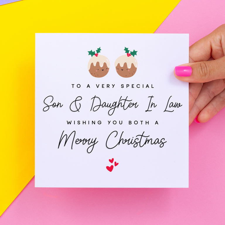 Very Special Son & Daughter In Law Christmas Card