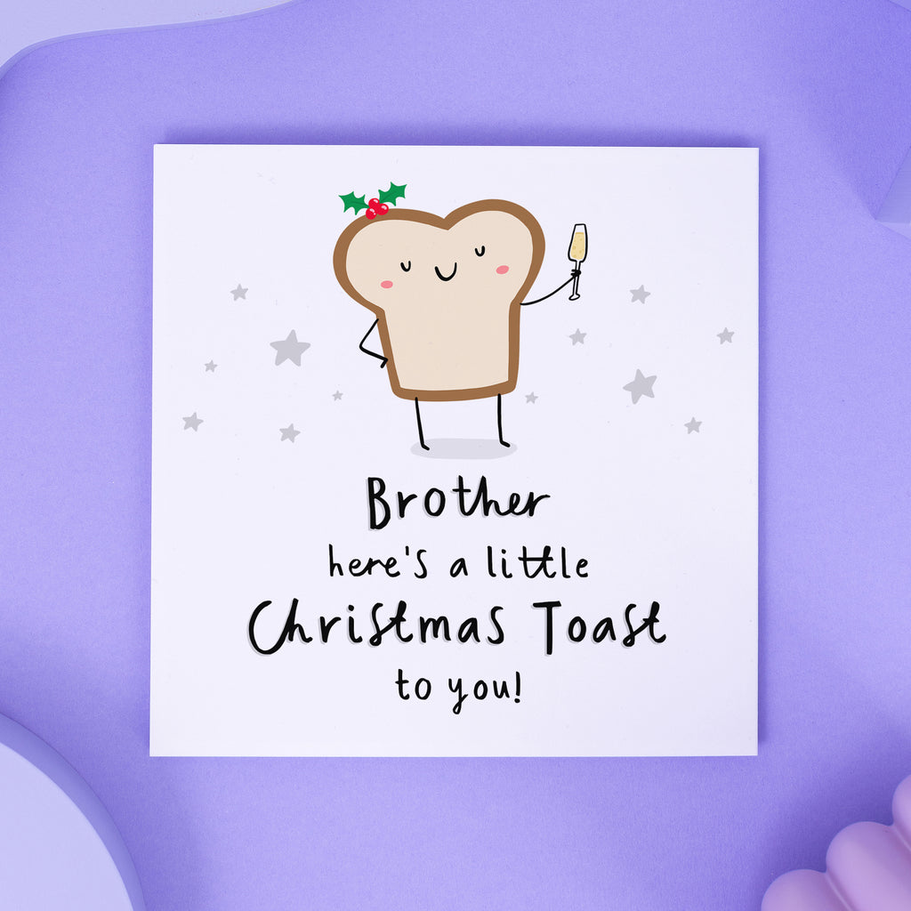 Brother Christmas Toast Card