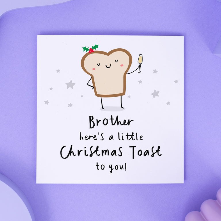 Brother Christmas Toast Card