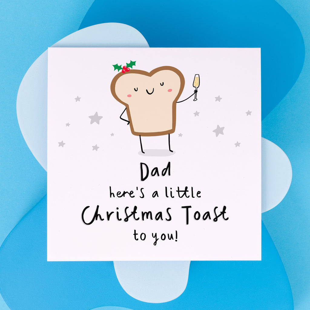 Dad Christmas Toast Card