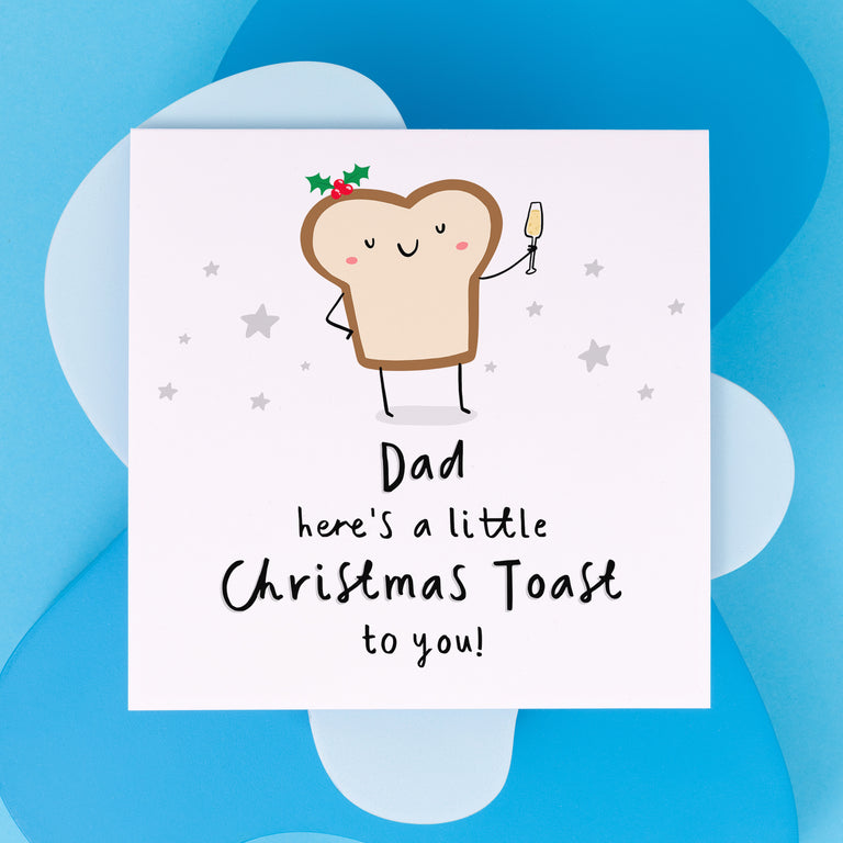 Dad Christmas Toast Card