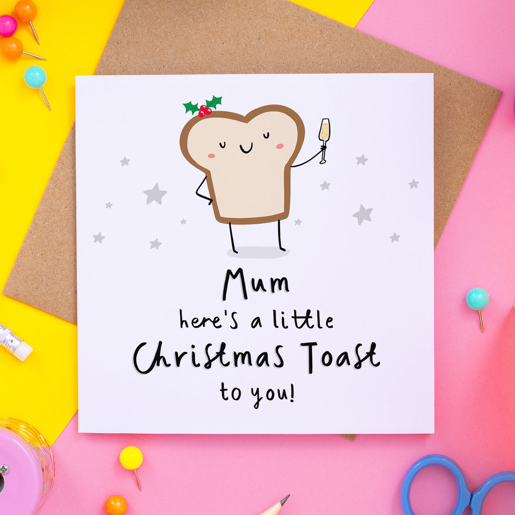 Mum Christmas Toast Card