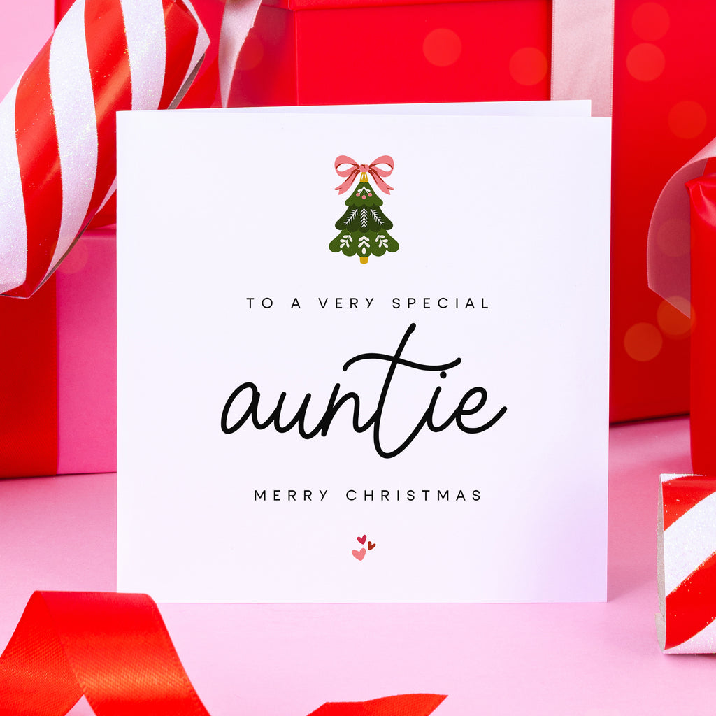 To A Very Special Auntie Christmas Card