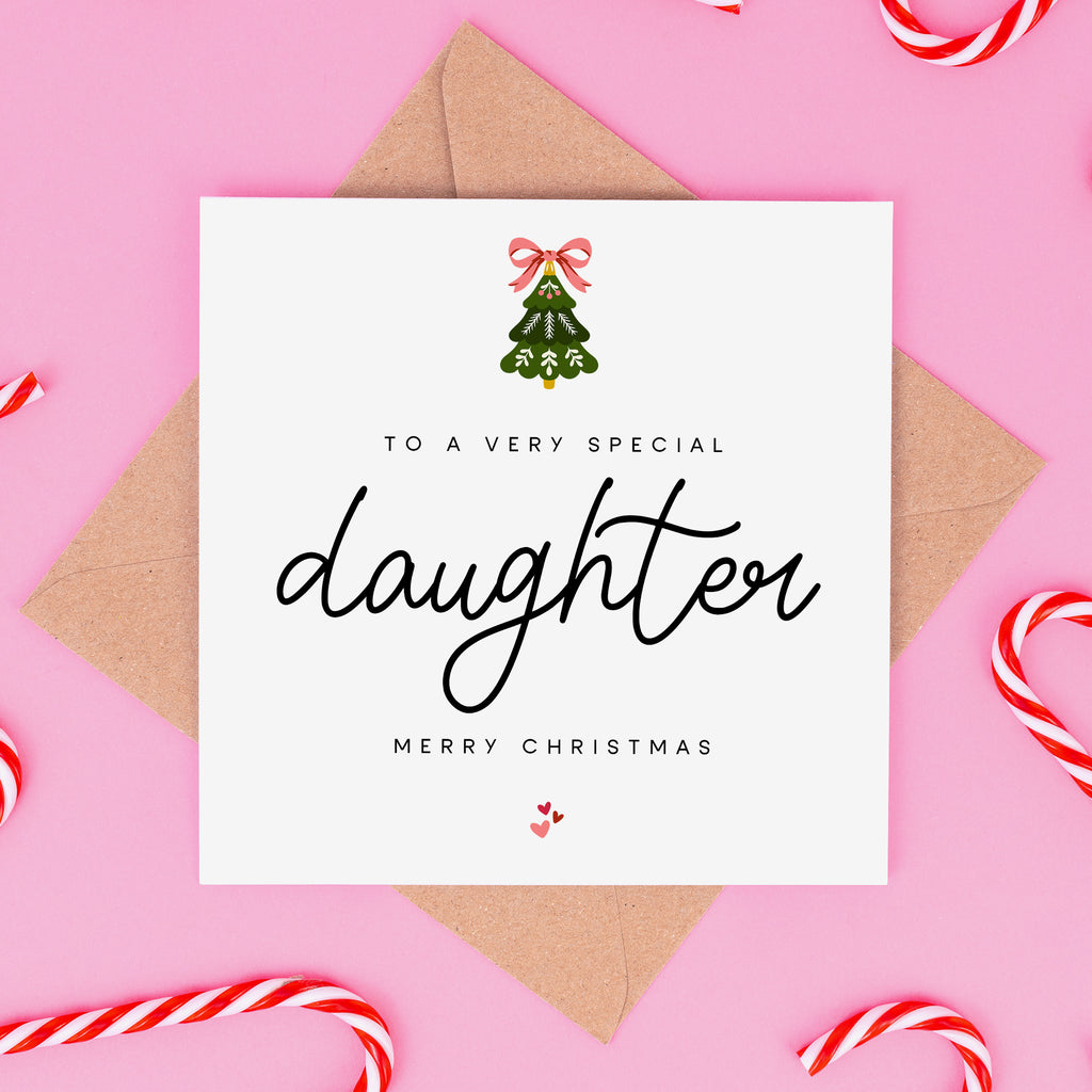 To A Very Special Daughter Christmas Card