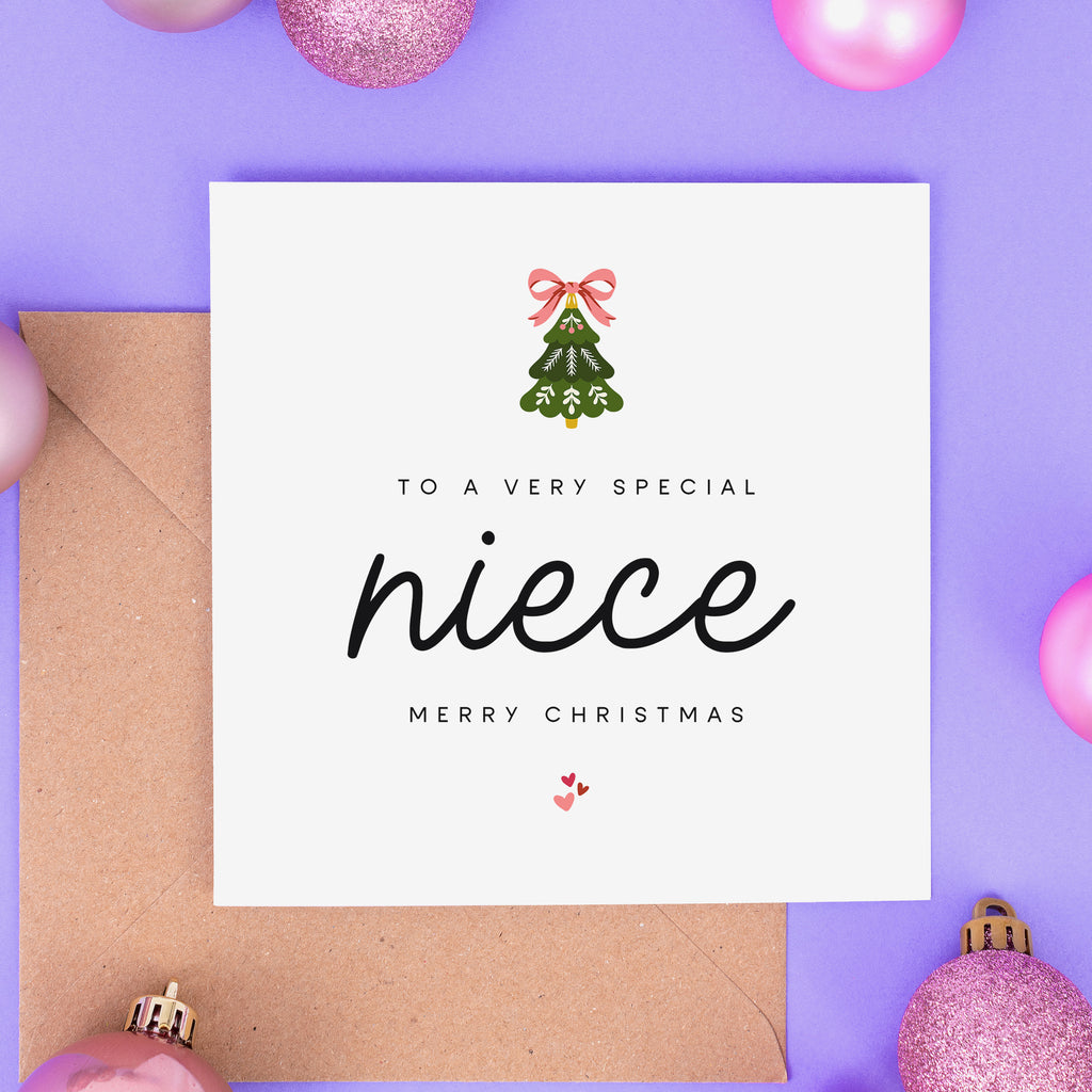 To A Very Special Niece Christmas Card