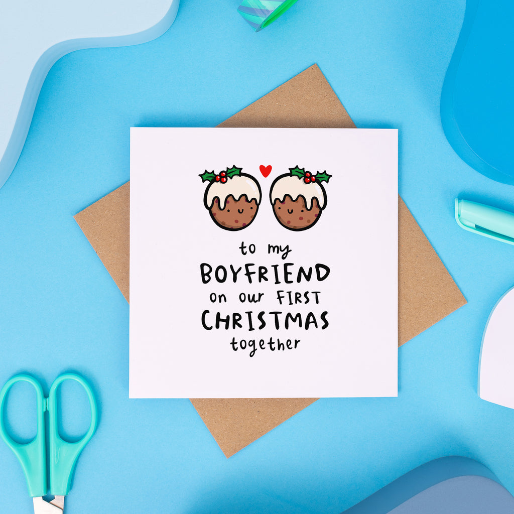 Boyfriend First Christmas Card