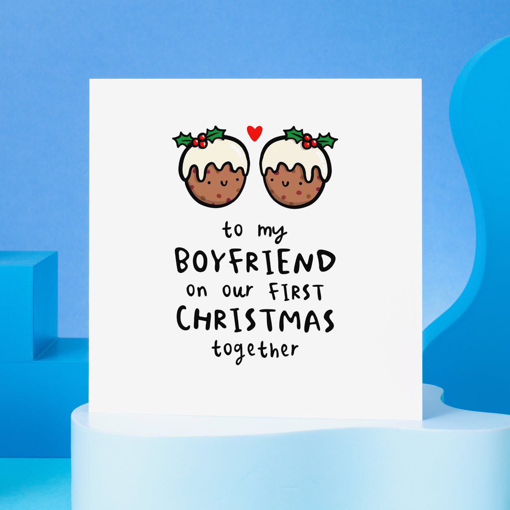 Boyfriend First Christmas Card
