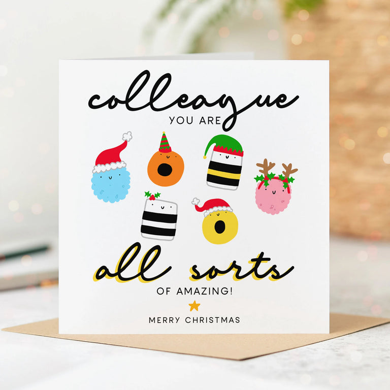 Colleague All Sorts Christmas Card