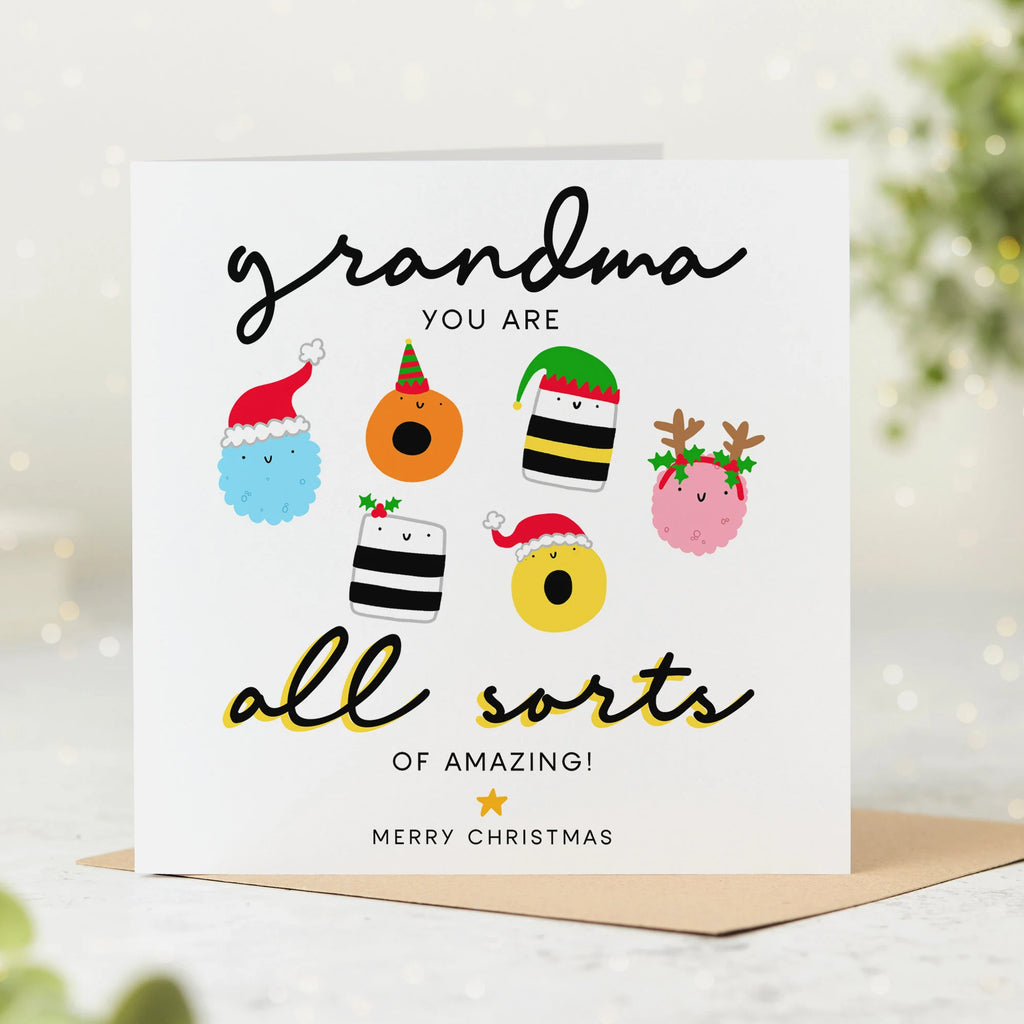 Grandma All Sorts Christmas Card