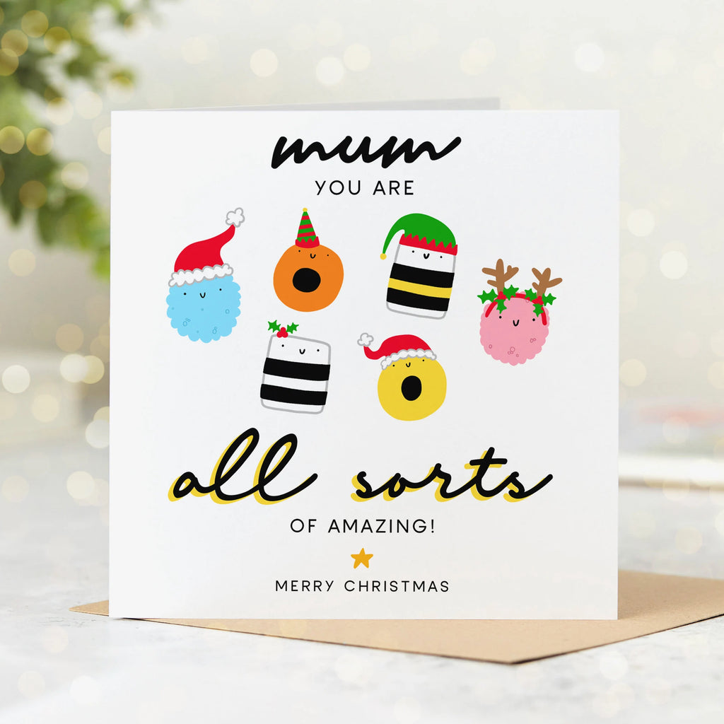 Mum All Sorts Christmas Card