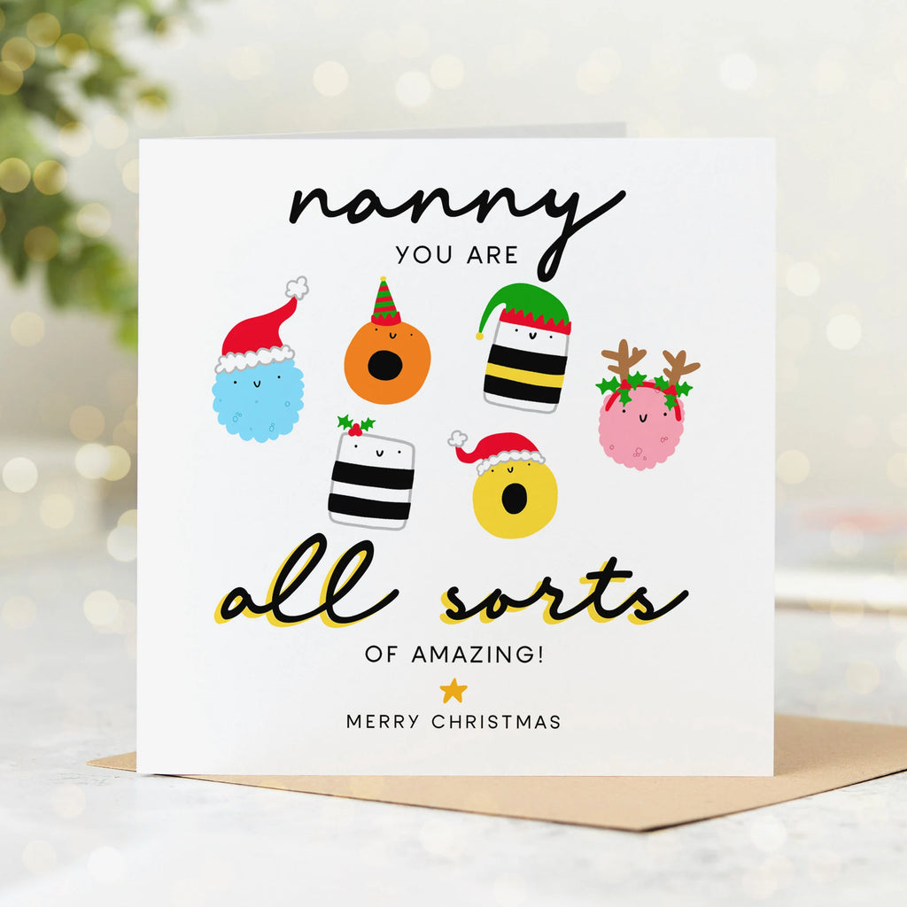 Nanny All Sorts Christmas Card
