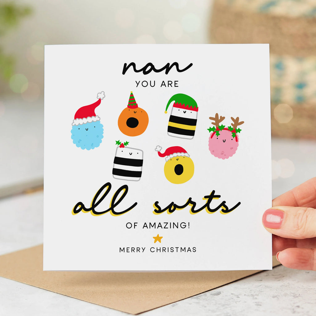 Nan All Sorts Christmas Card