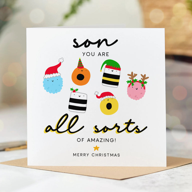 Son All Sorts Christmas Card