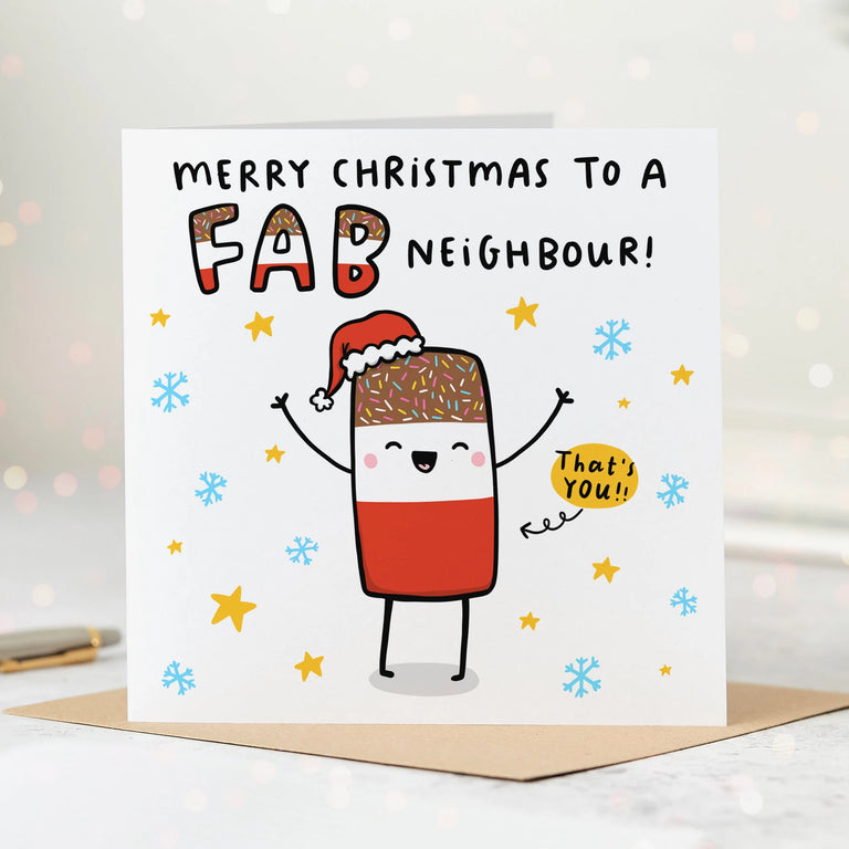 Fab Neighbour Christmas Card