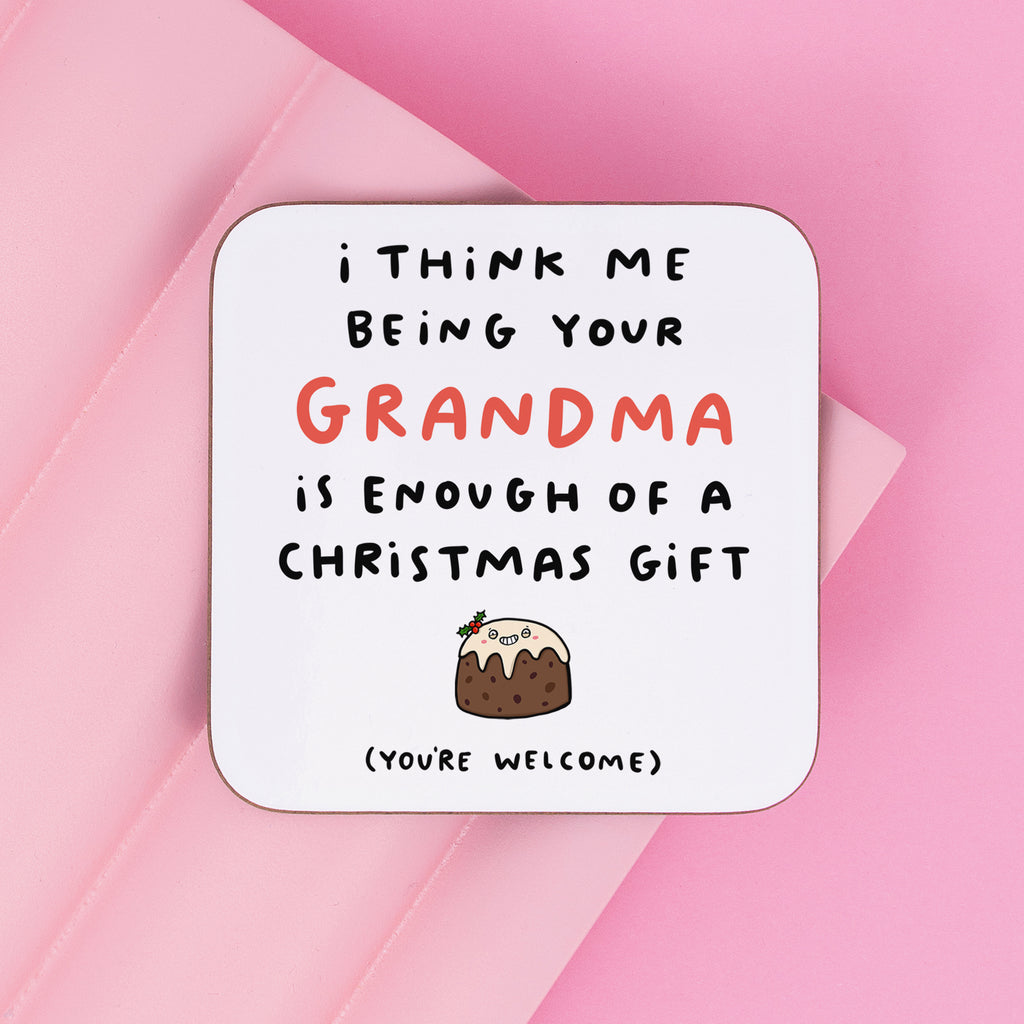 Being Your Grandma Christmas Coaster