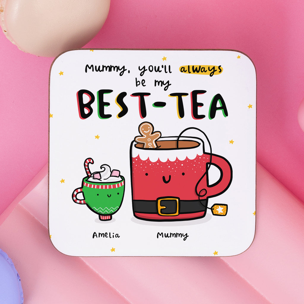 Mummy Best-Tea Personalised Christmas Mug