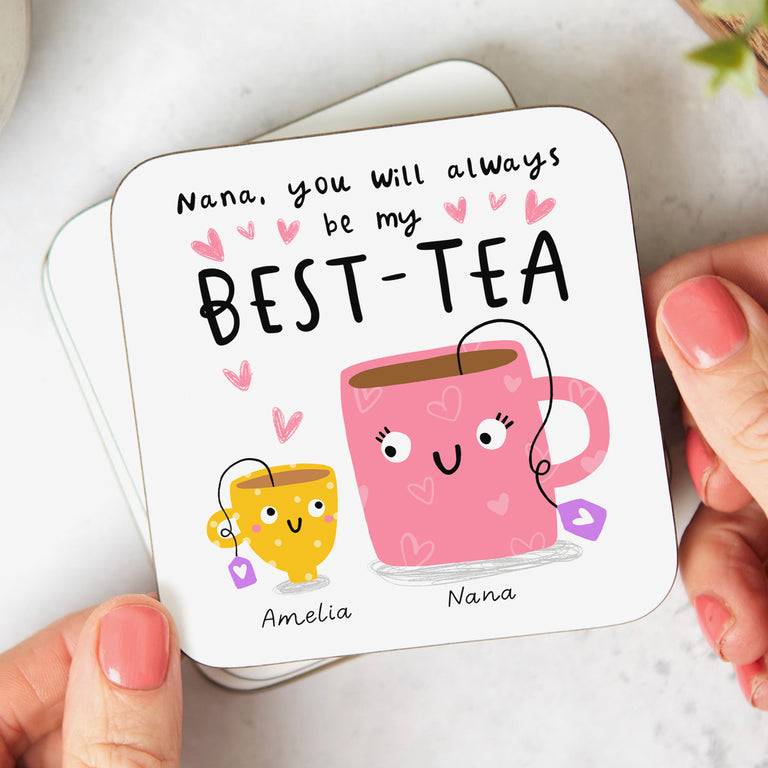 Nana My Best-Tea Personalised Coaster
