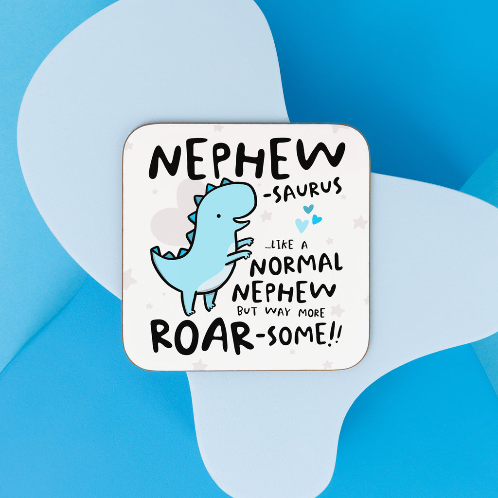 Nephewsaurus Birthday Coaster