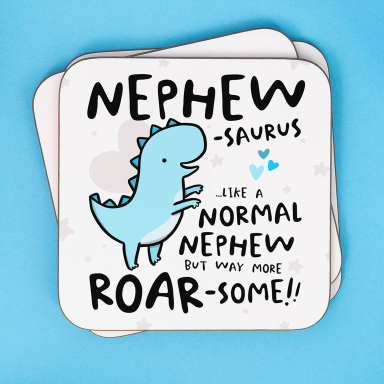 Nephewsaurus Birthday Coaster
