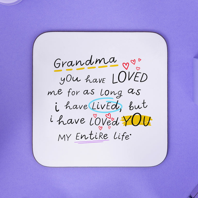 Grandma Entire Life Coaster