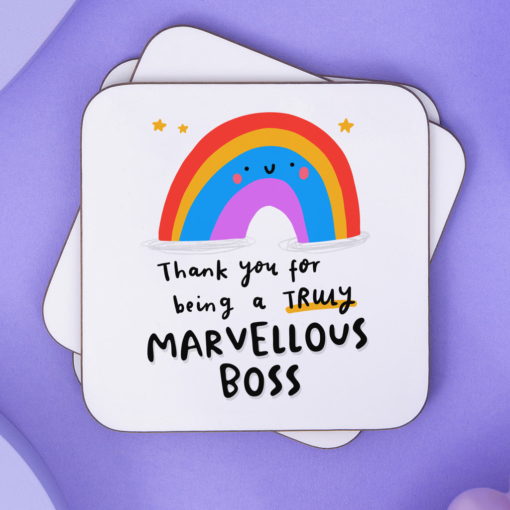 Truly Marvellous Boss Coaster