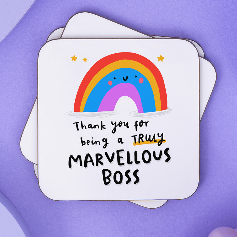 Truly Marvellous Boss Coaster