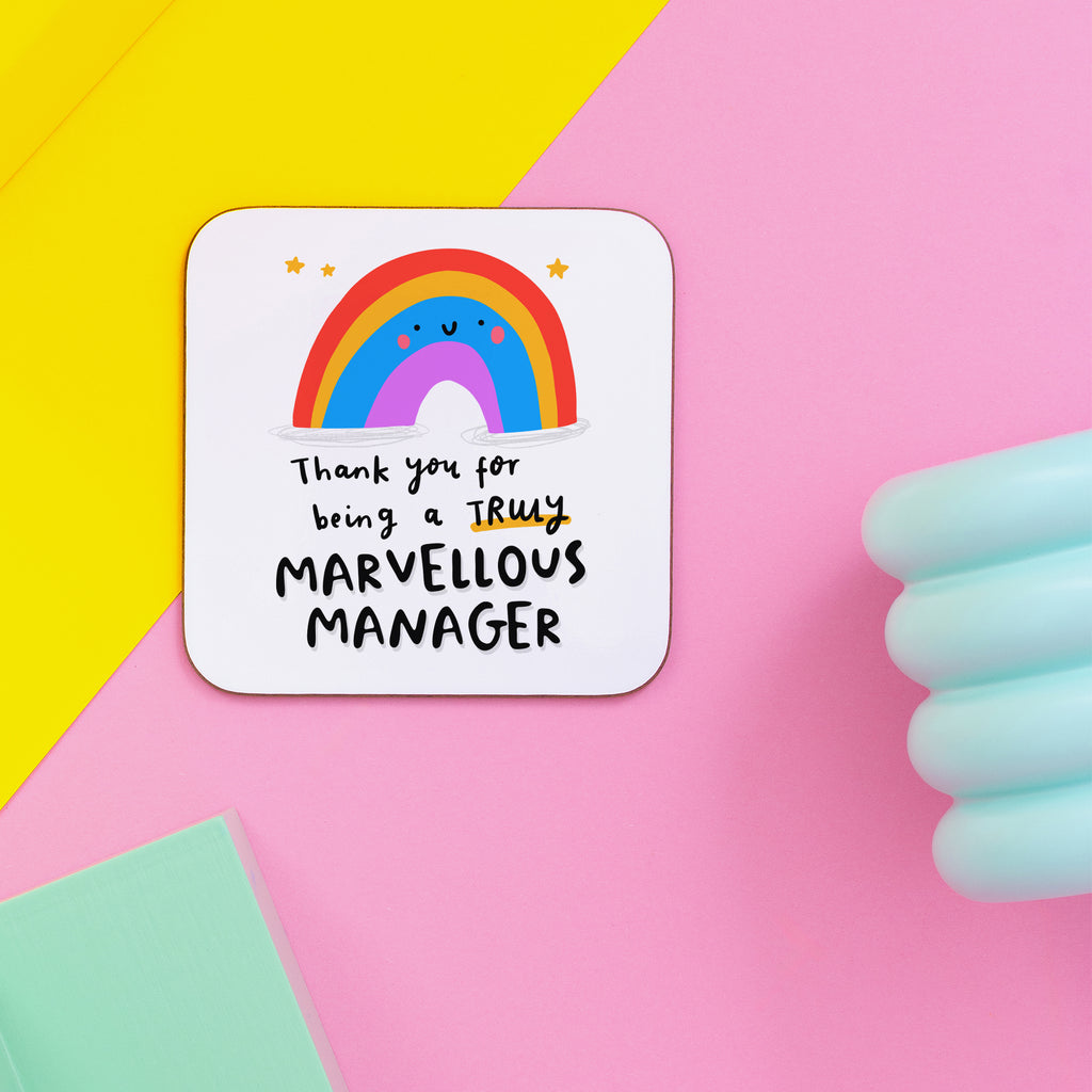 Truly Marvellous Manager Coaster